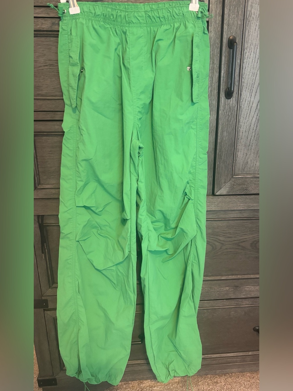 Lightweight Green Track Pants